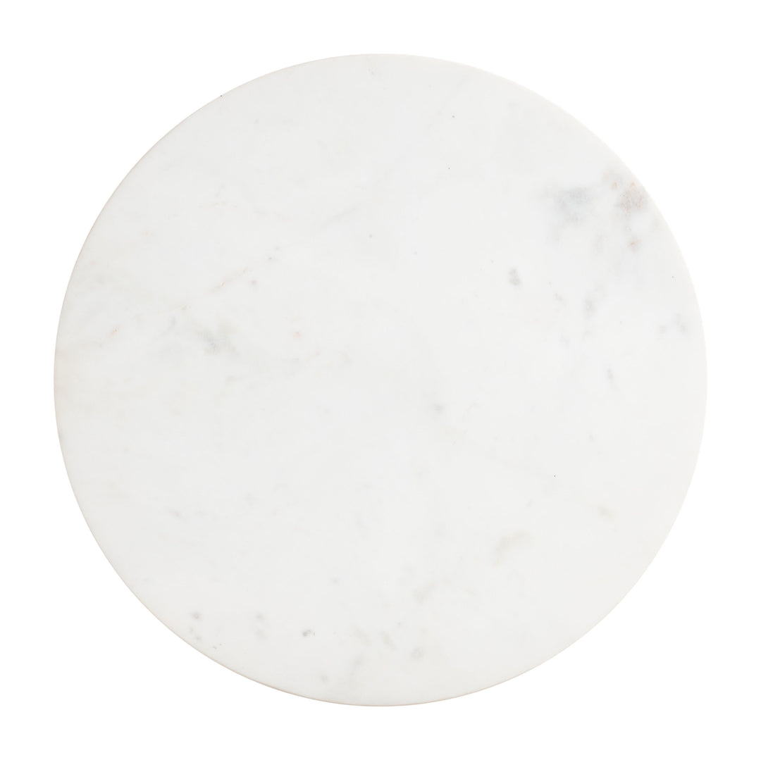 Zuo Mazara Side Table White & Whitewashed