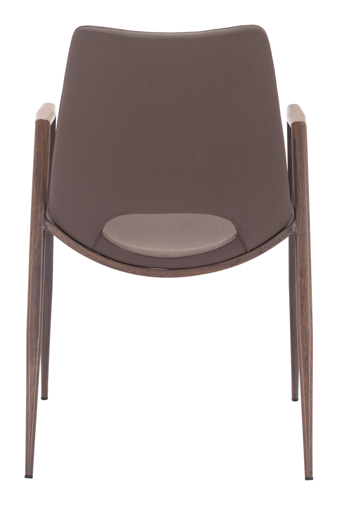 Zuo Desi Dining Chair (Set of 2) Brown & Walnut