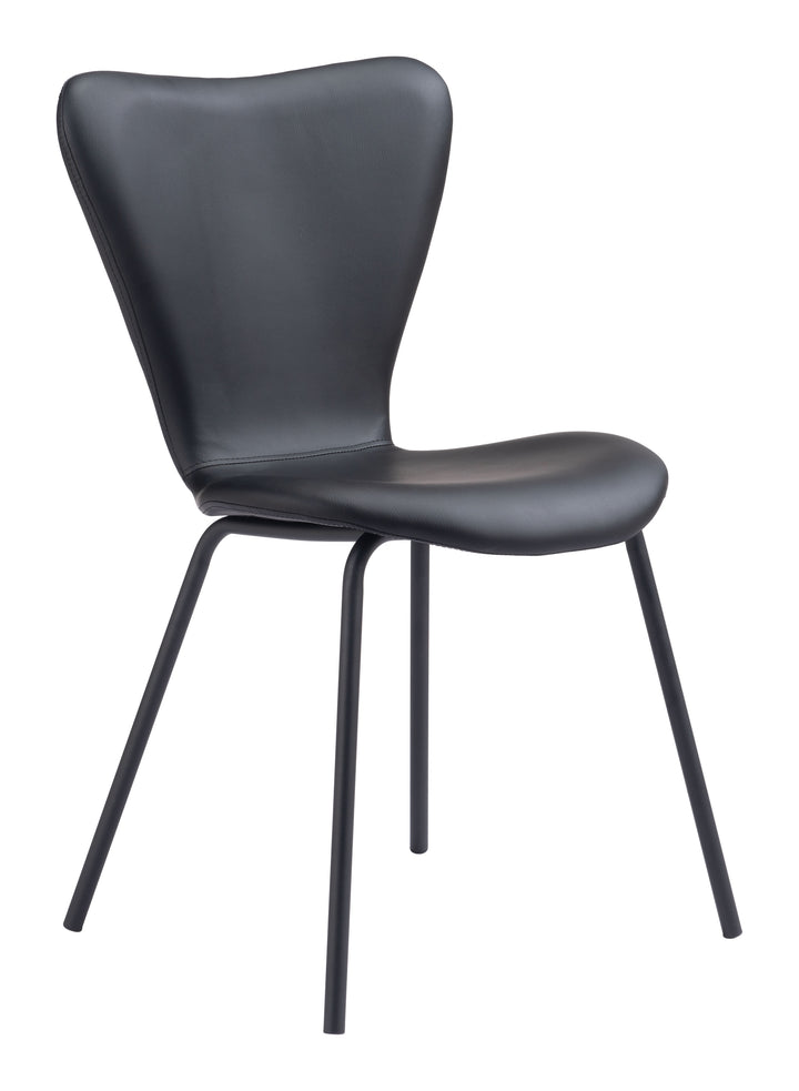 Zuo Torlo Dining Chair (Set of 2) Black