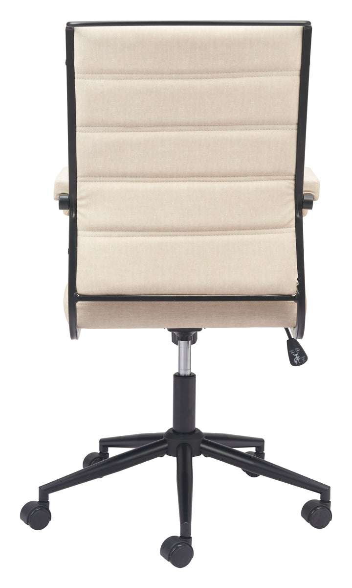 Zuo Auction Office Chair Beige
