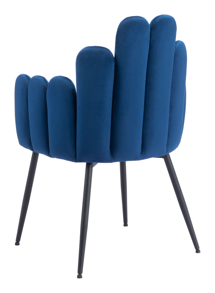 Zuo Noosa Dining Chair (Set of 2) Navy Blue