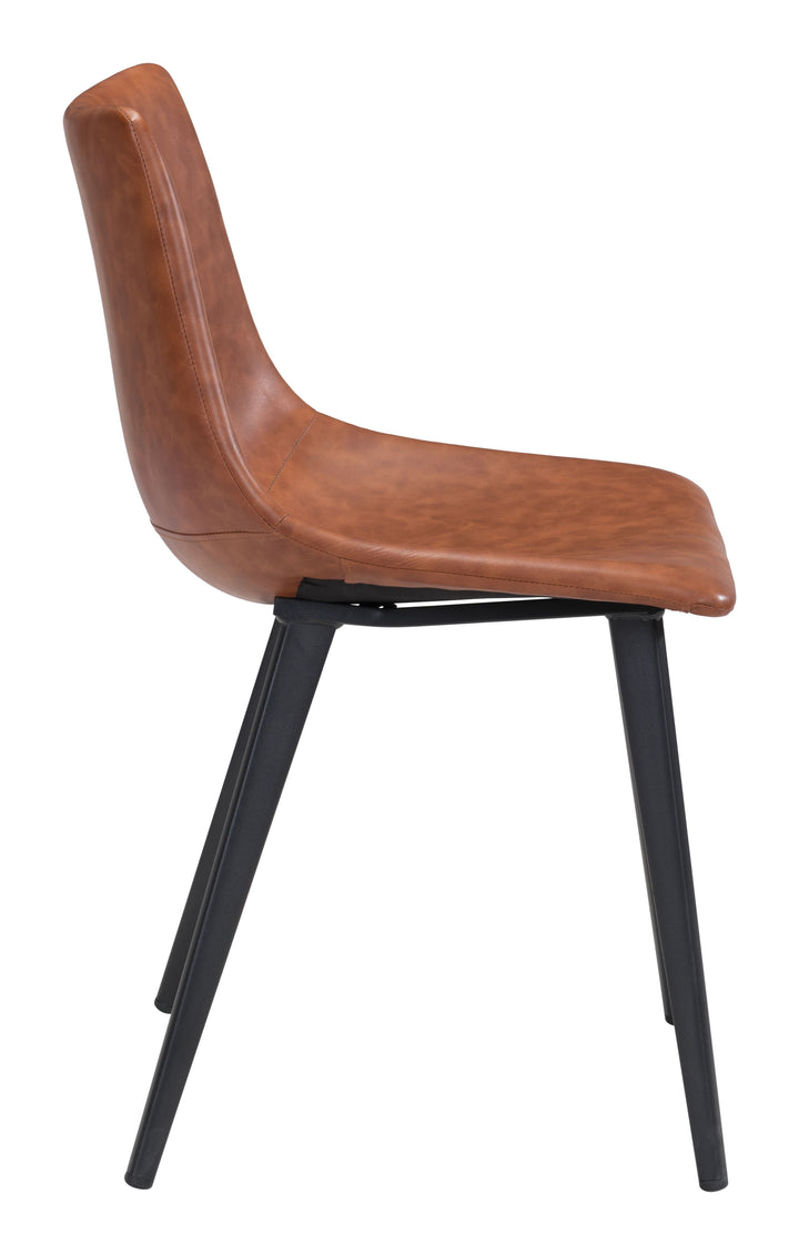 Zuo Daniel Dining Chair (Set of 2) Vintage Brown