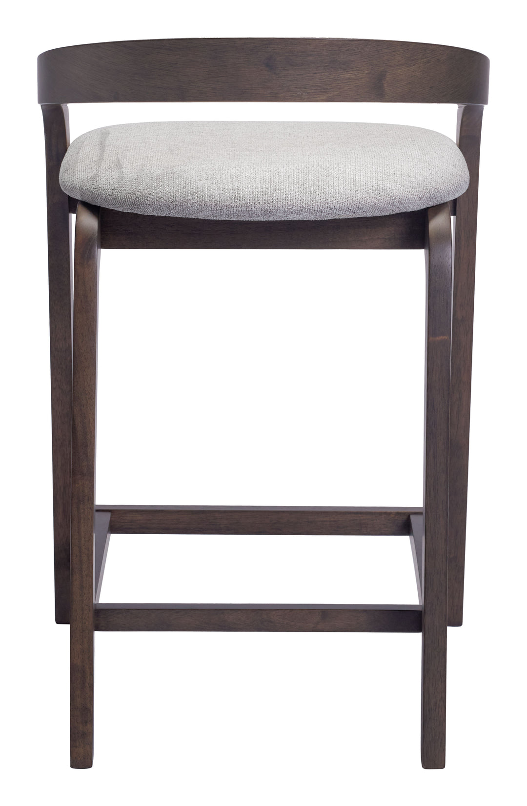 Zuo Troy Counter Stool (Set of 2) Dove Gray & Espresso