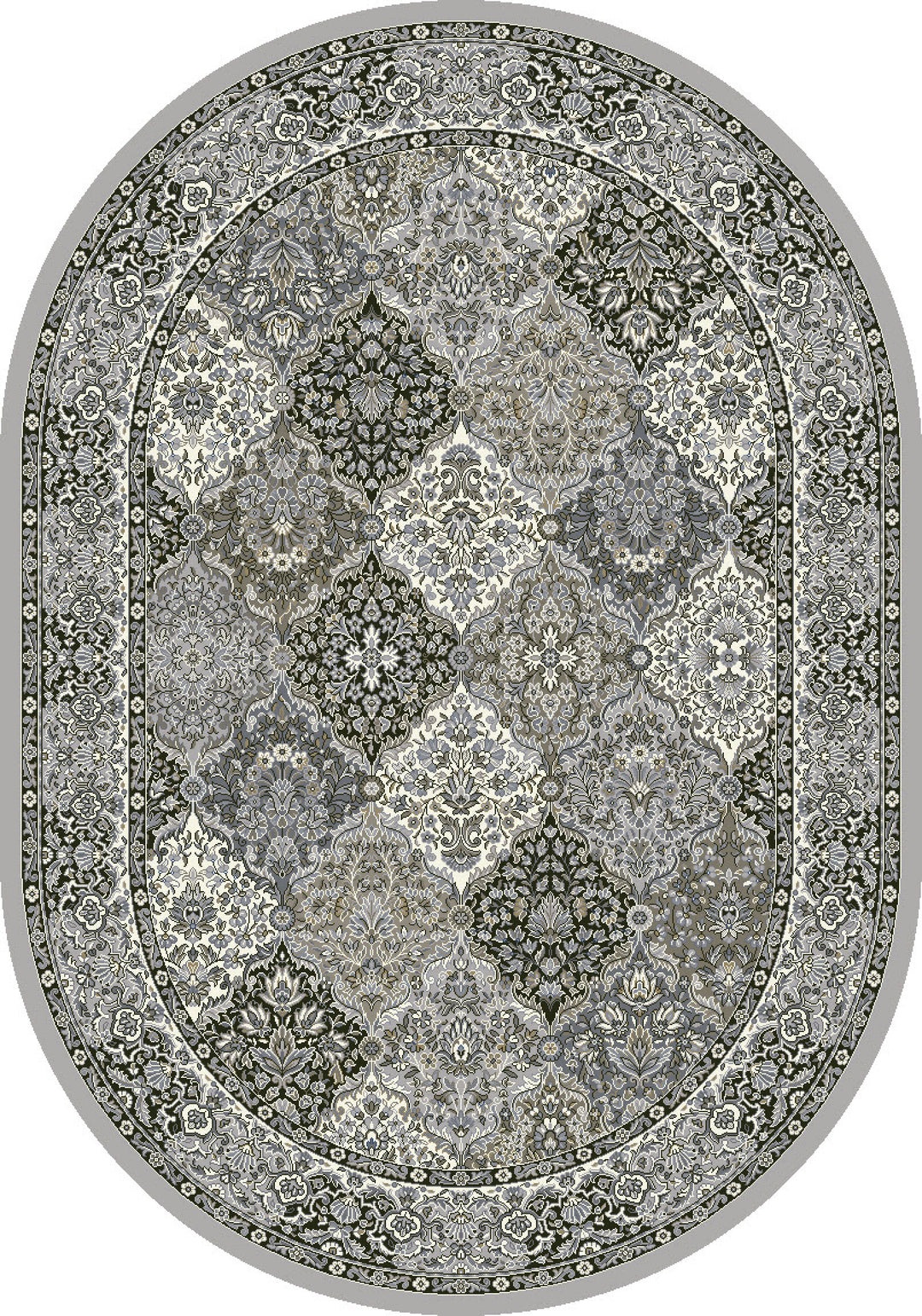 57008-9696 Dynamic Rugs Ancient Garden