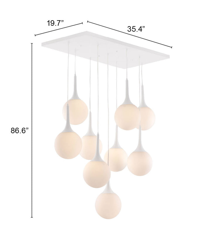 Zuo Epsilon Ceiling Lamp White