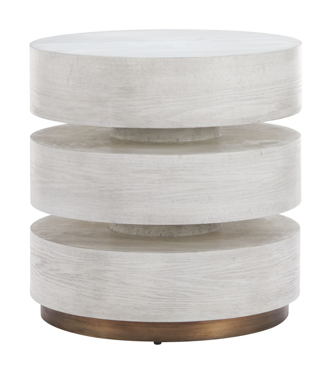 Zuo Laha Side Table Oak White