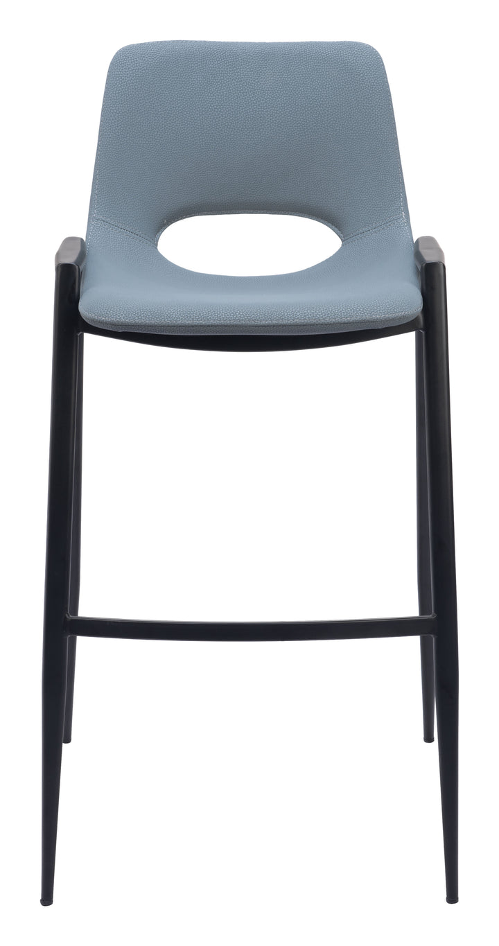 Zuo Desi Barstool (Set of 2) Azure Gray