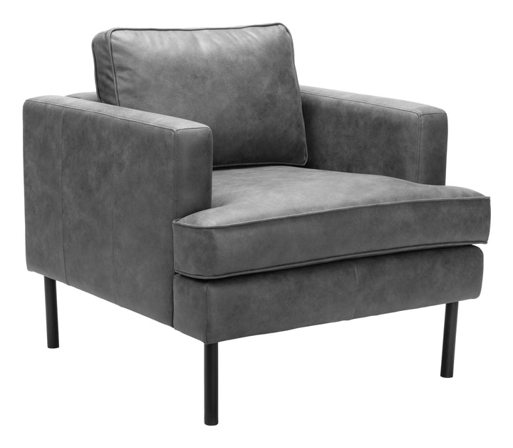 Zuo Decade Armchair Vintage Gray