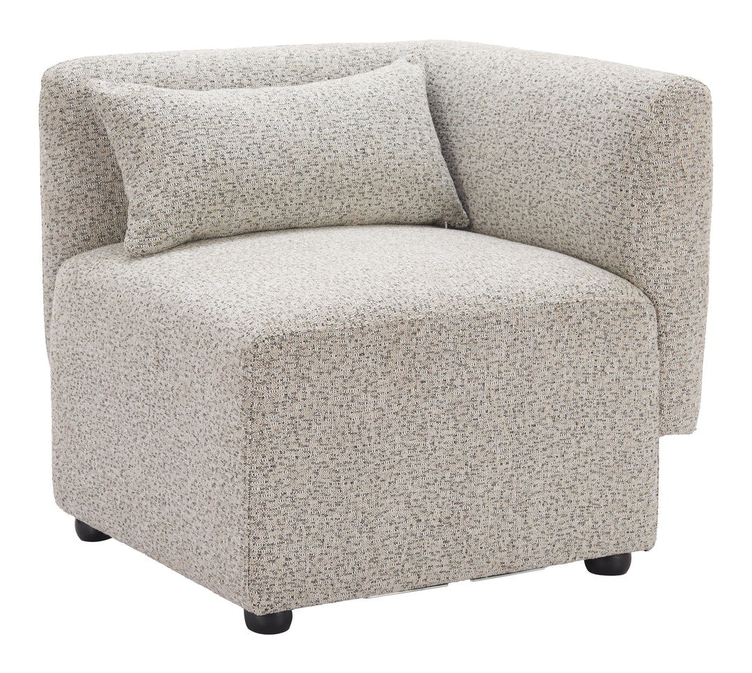 Zuo Simu Corner Chair Dune Greige