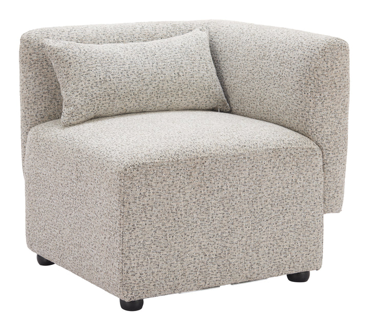 Zuo Simu Corner Chair Dune Greige
