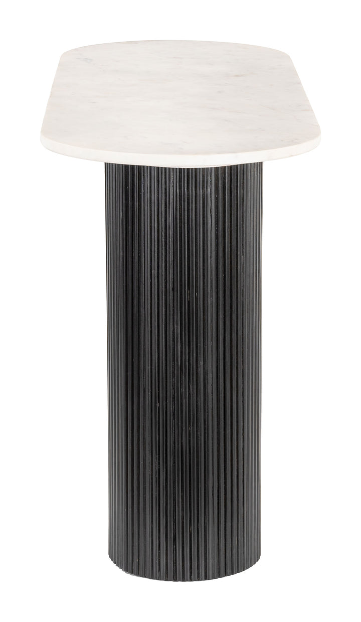 Zuo Izola Console Table White & Black