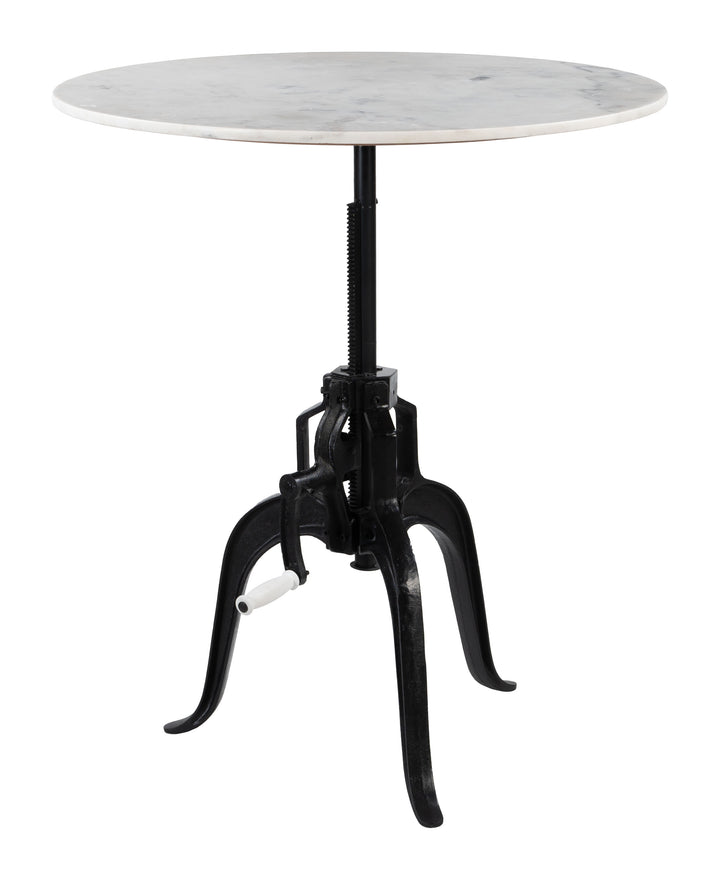 Zuo Mufid Bistro Table White & Black