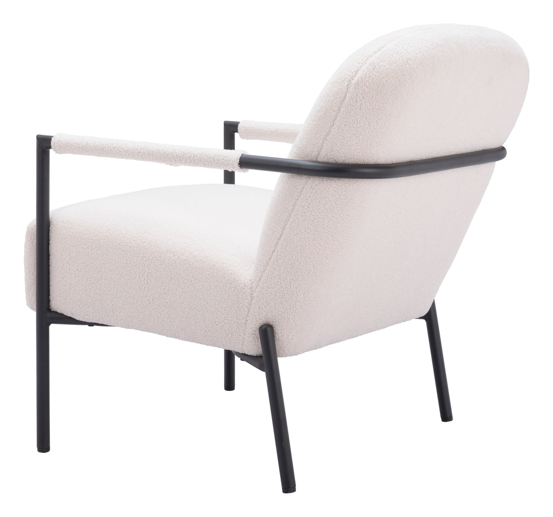 Zuo Chicago Accent Chair Ivory