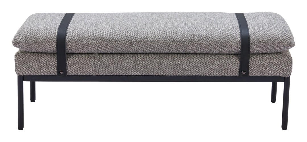 Zuo Padd Bench Gray