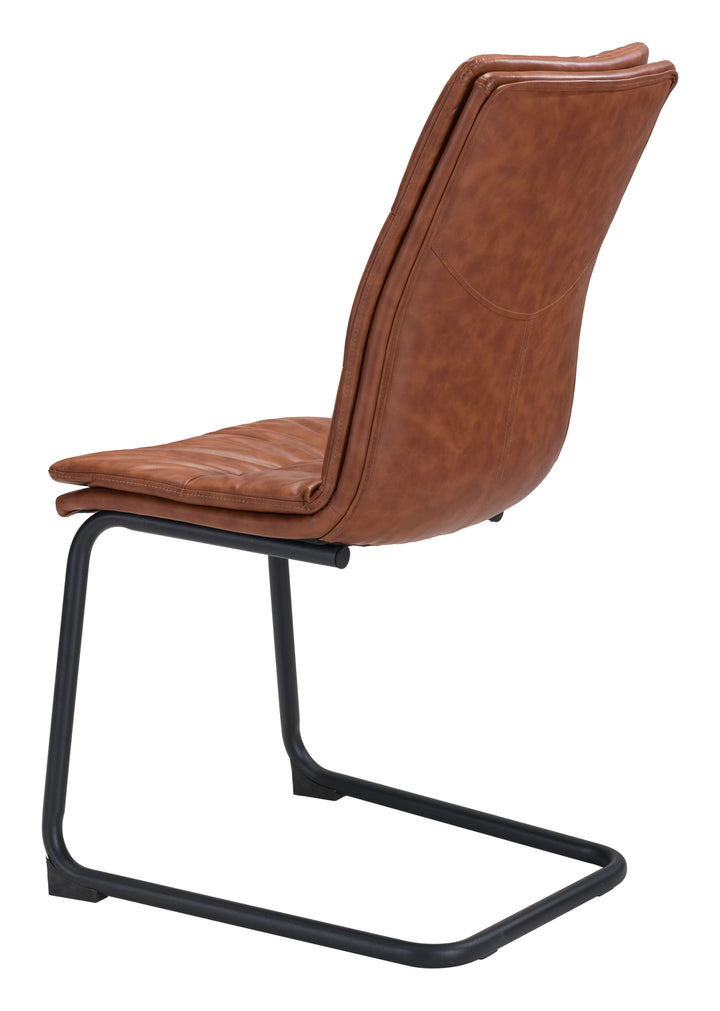 Zuo Sharon Dining Chair (Set of 2) Vintage Brown