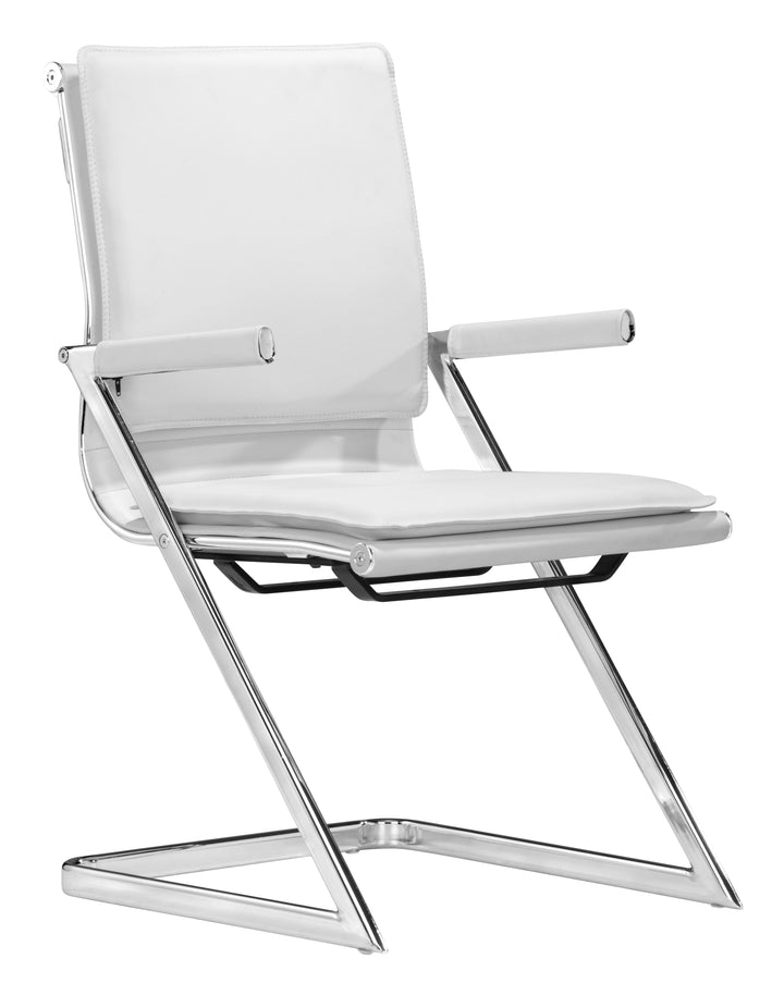 Zuo Lider Plus Conference Chair (Set of 2) White