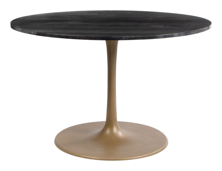 Zuo Taj Dining Table Black & Gold