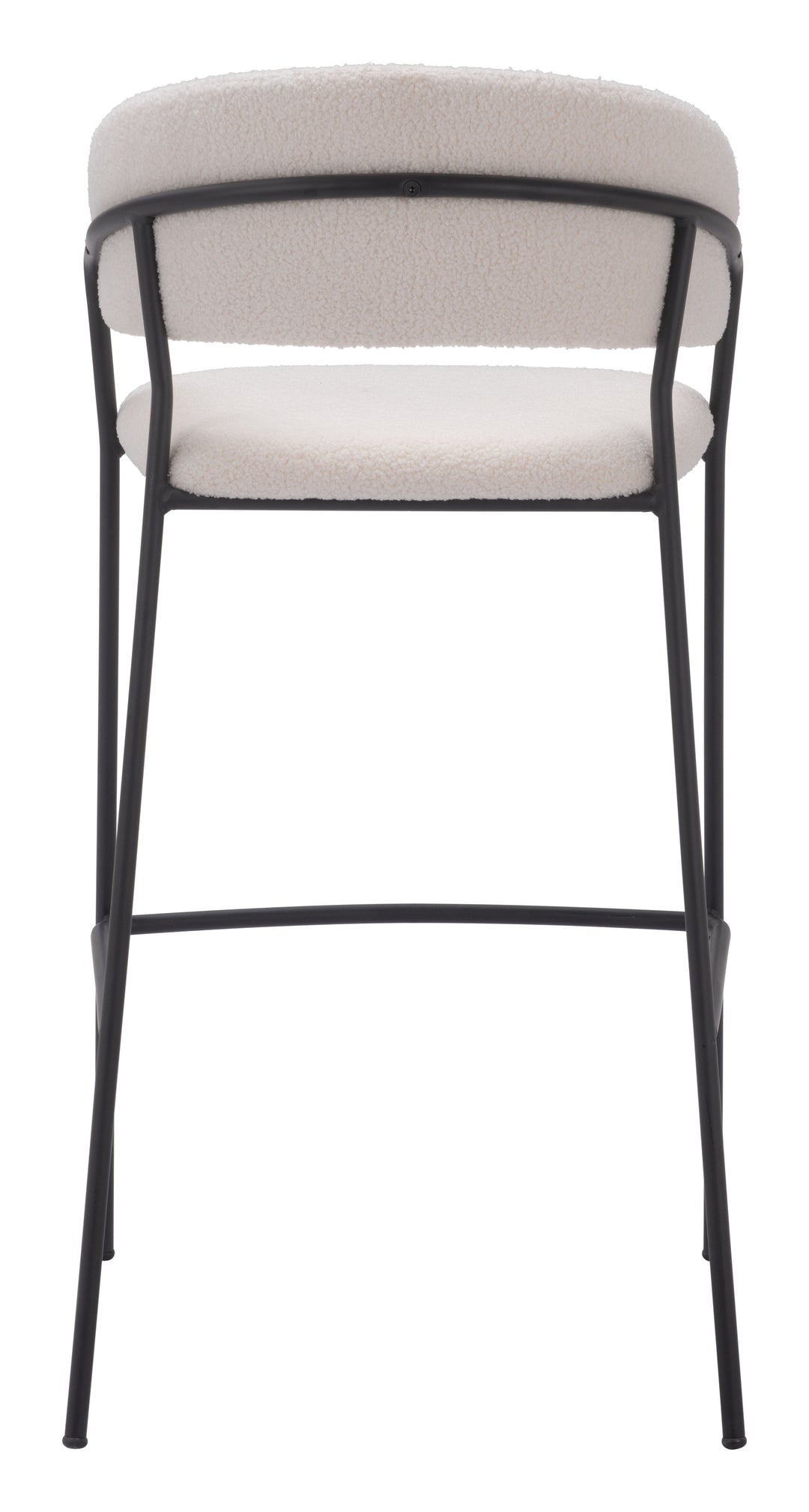 Zuo Josephine Barstool (Set of 2) Cream