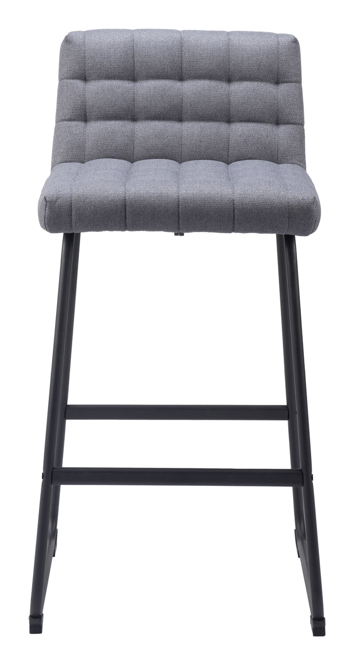 Zuo Pago Barstool (Set of 2) Gray