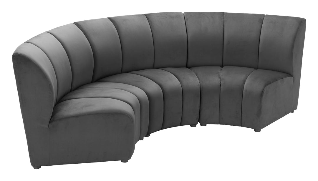 Zuo Garbi Modular Sectional Black