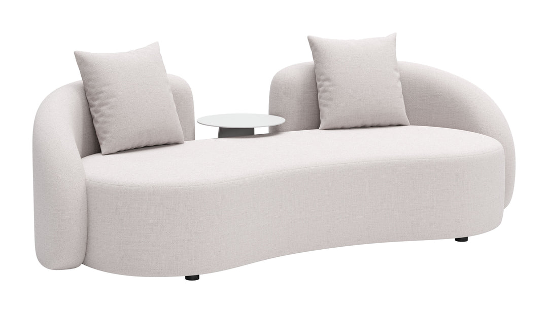Zuo Sunny Isles Loveseat Beige