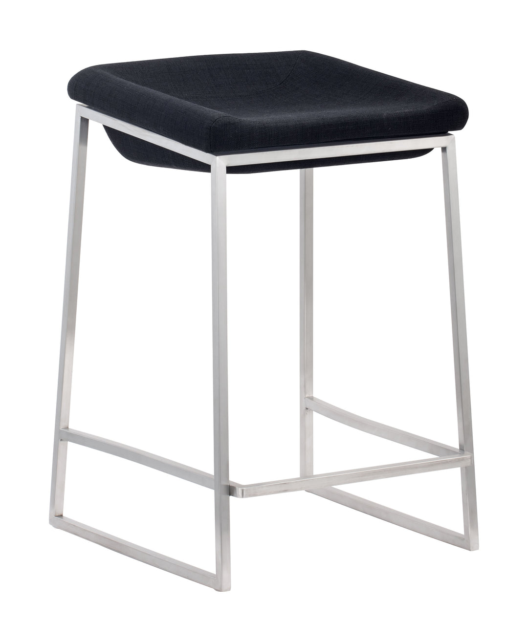 Zuo Lids Counter Stool (Set of 2) Dark Gray