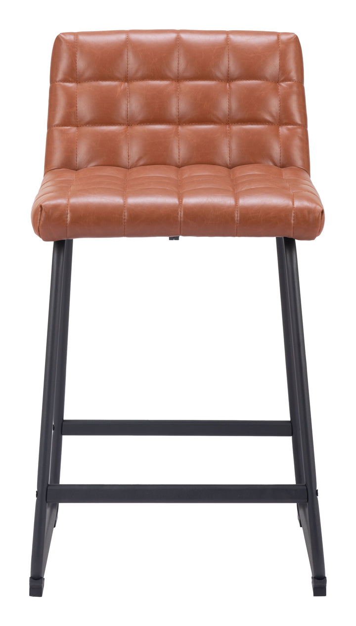 Zuo Pago Counter Stool (Set of 2) Brown