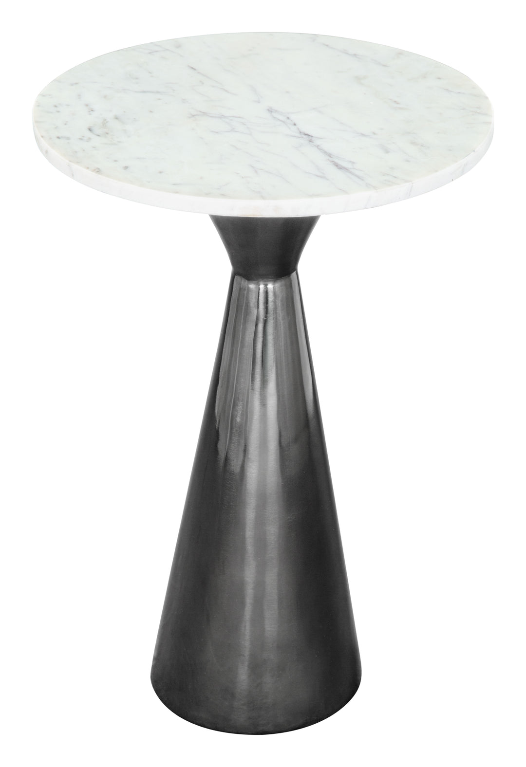 Zuo Tim Side Table White & Black