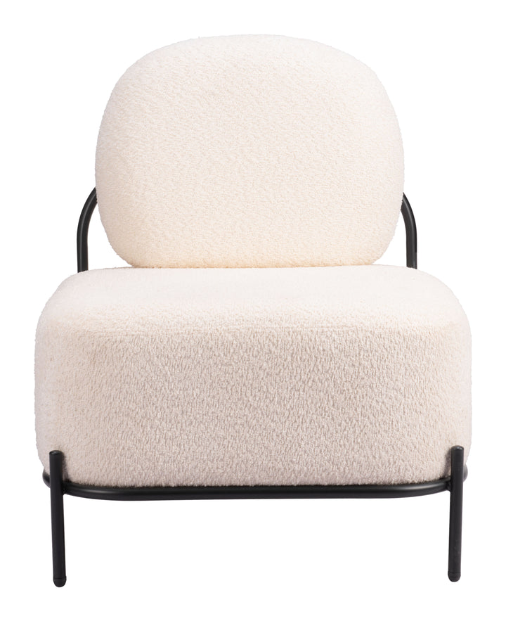 Zuo Arendal Accent Chair Vanilla