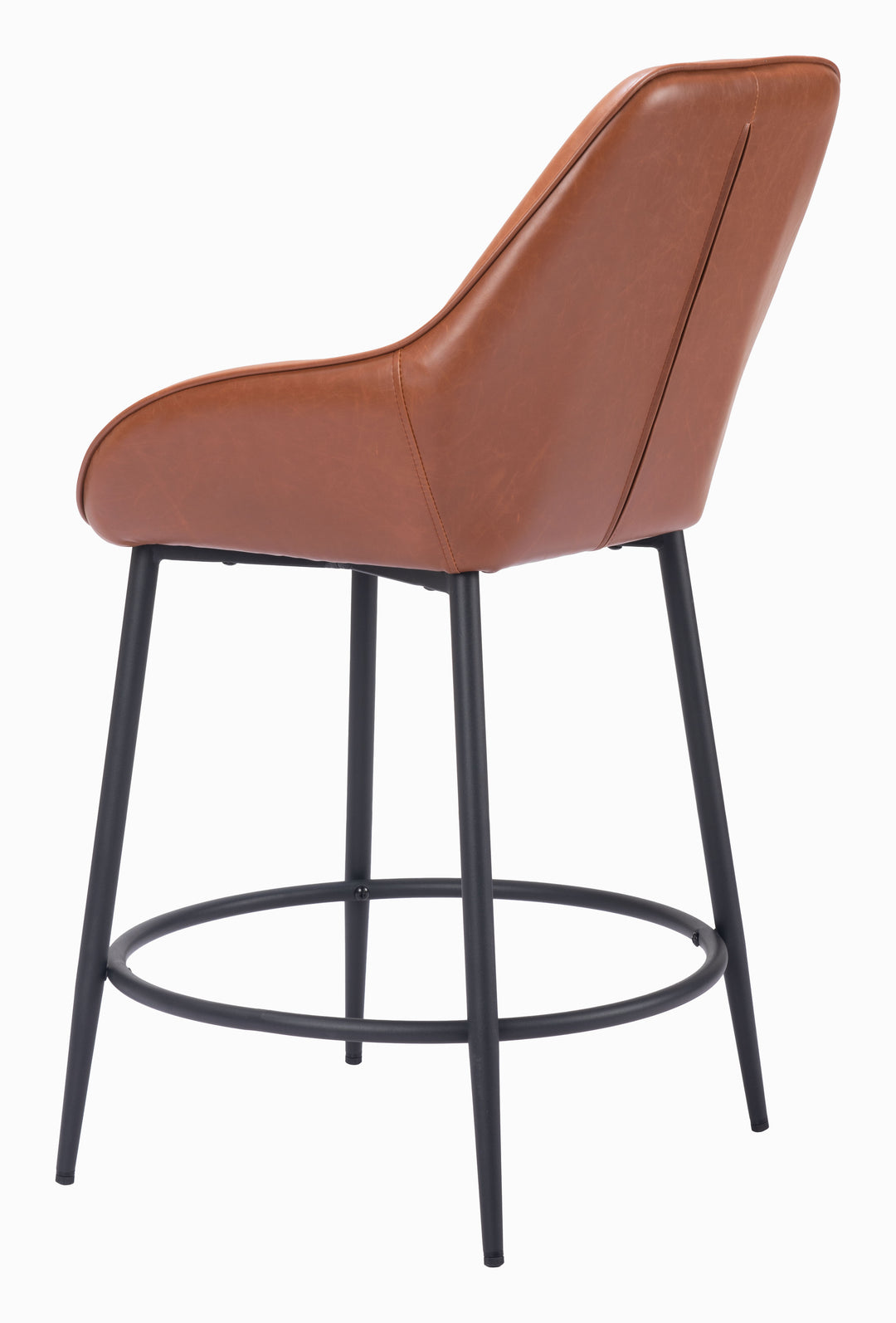 Zuo Vila Counter Stool (Set of 2) Brown