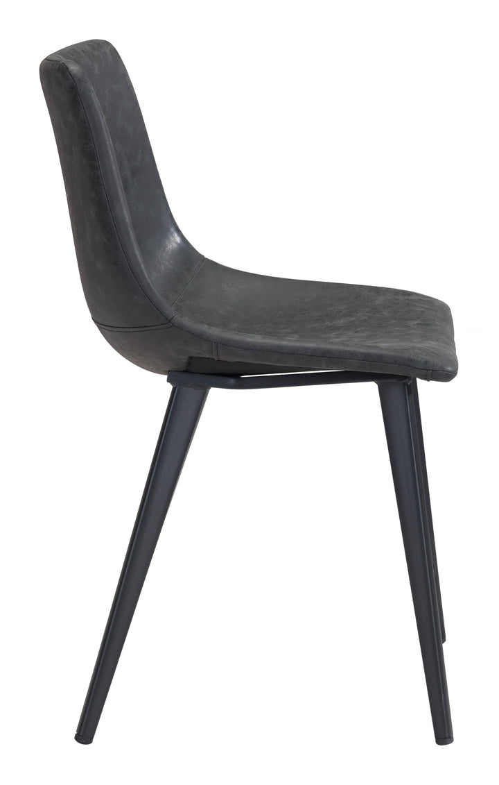 Zuo Daniel Dining Chair (Set of 2) Vintage Black