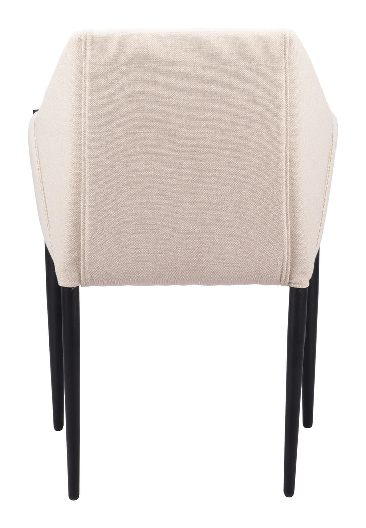 Zuo Andover Dining Chair (Set of 2) Beige