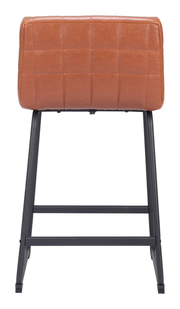 Zuo Pago Counter Stool (Set of 2) Brown