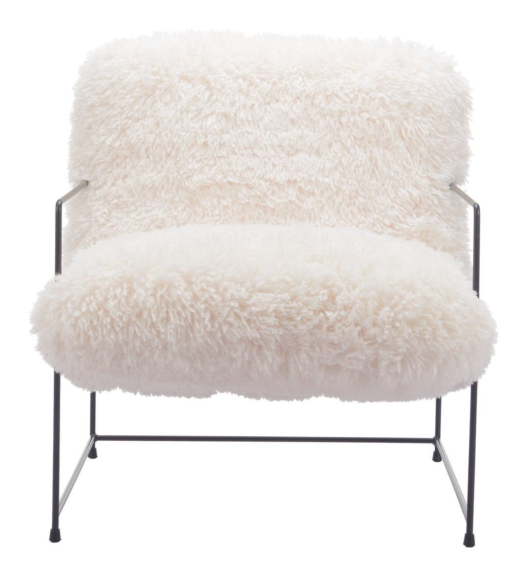 Zuo Pelut Accent Chair White