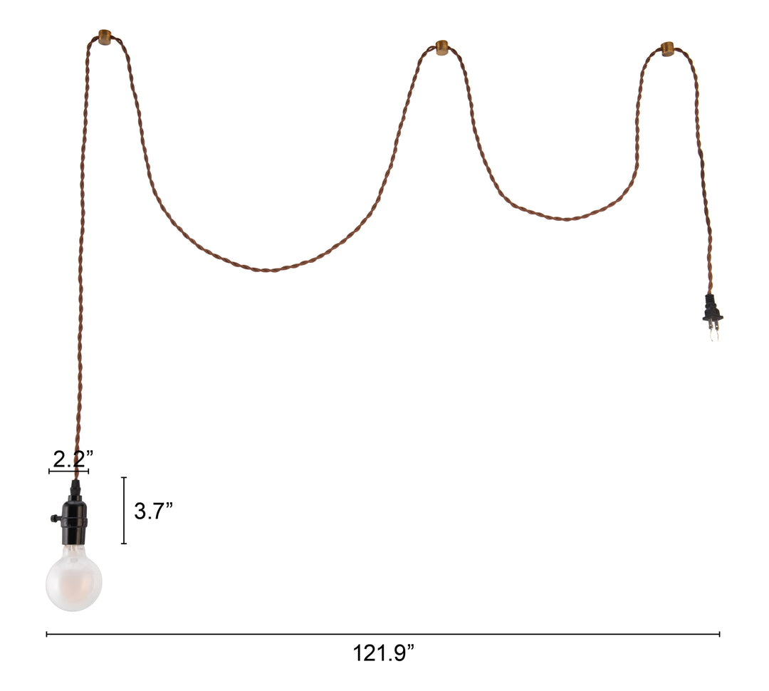 Zuo Molly Ceiling Lamp Black