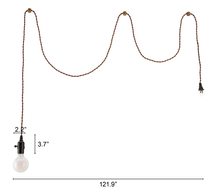 Zuo Molly Ceiling Lamp Black