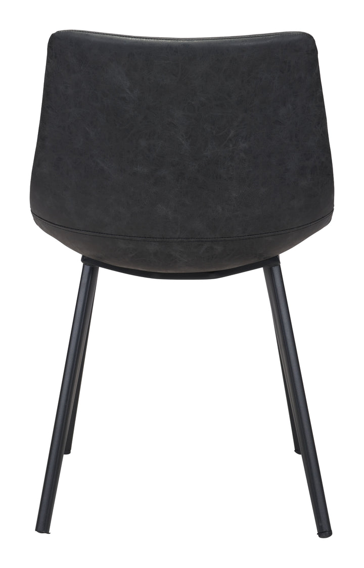 Zuo Daniel Dining Chair (Set of 2) Vintage Black