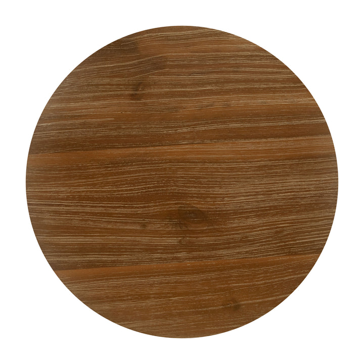 Zuo Biban Side Table Natural & Brown