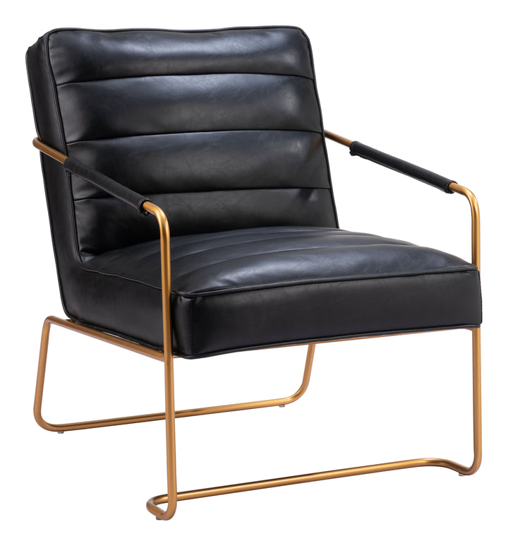 Zuo Dallas Accent Chair Vintage Black