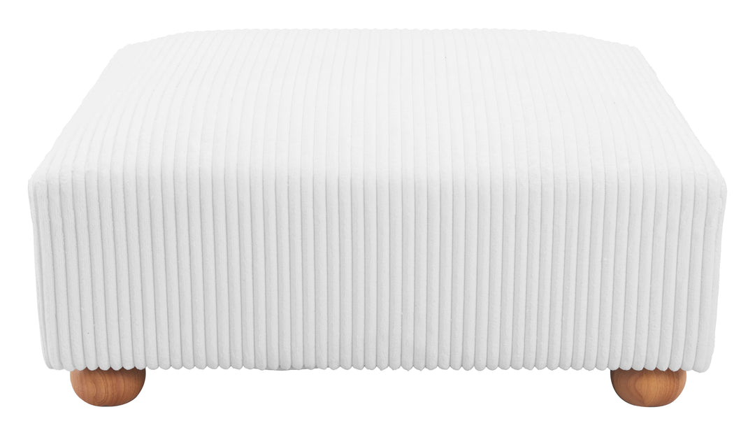 Zuo Tayte Ottoman White
