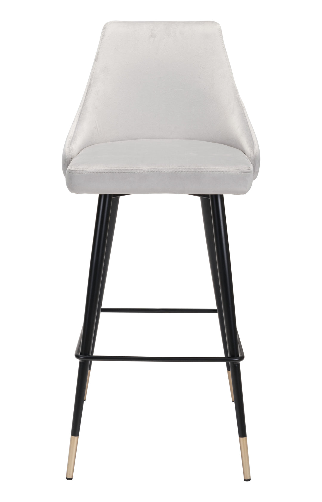 Zuo Piccolo Barstool Gray