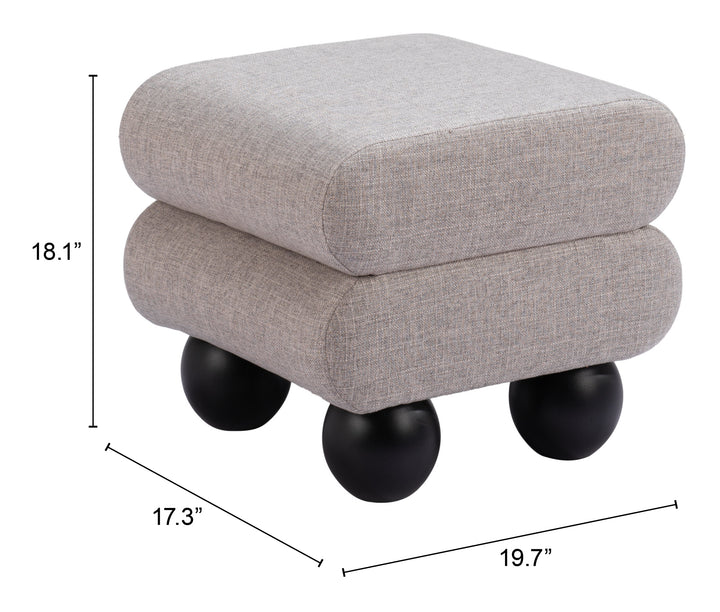 Zuo Davao Ottoman Gray