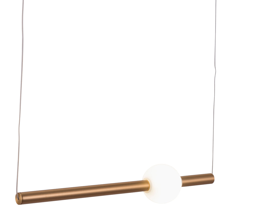 Zuo Adeo Ceiling Lamp Brass