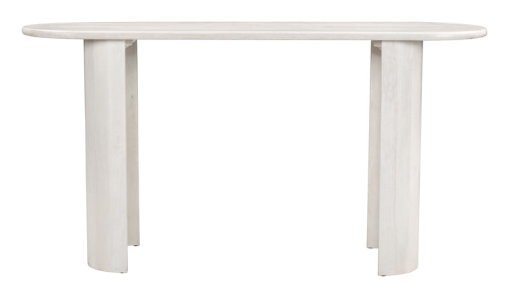 Zuo Risan Console Table Whitewashed