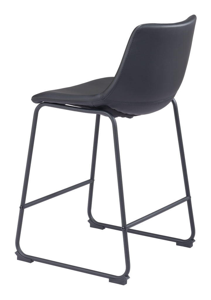Zuo Smart Counter Stool (Set of 2) Black