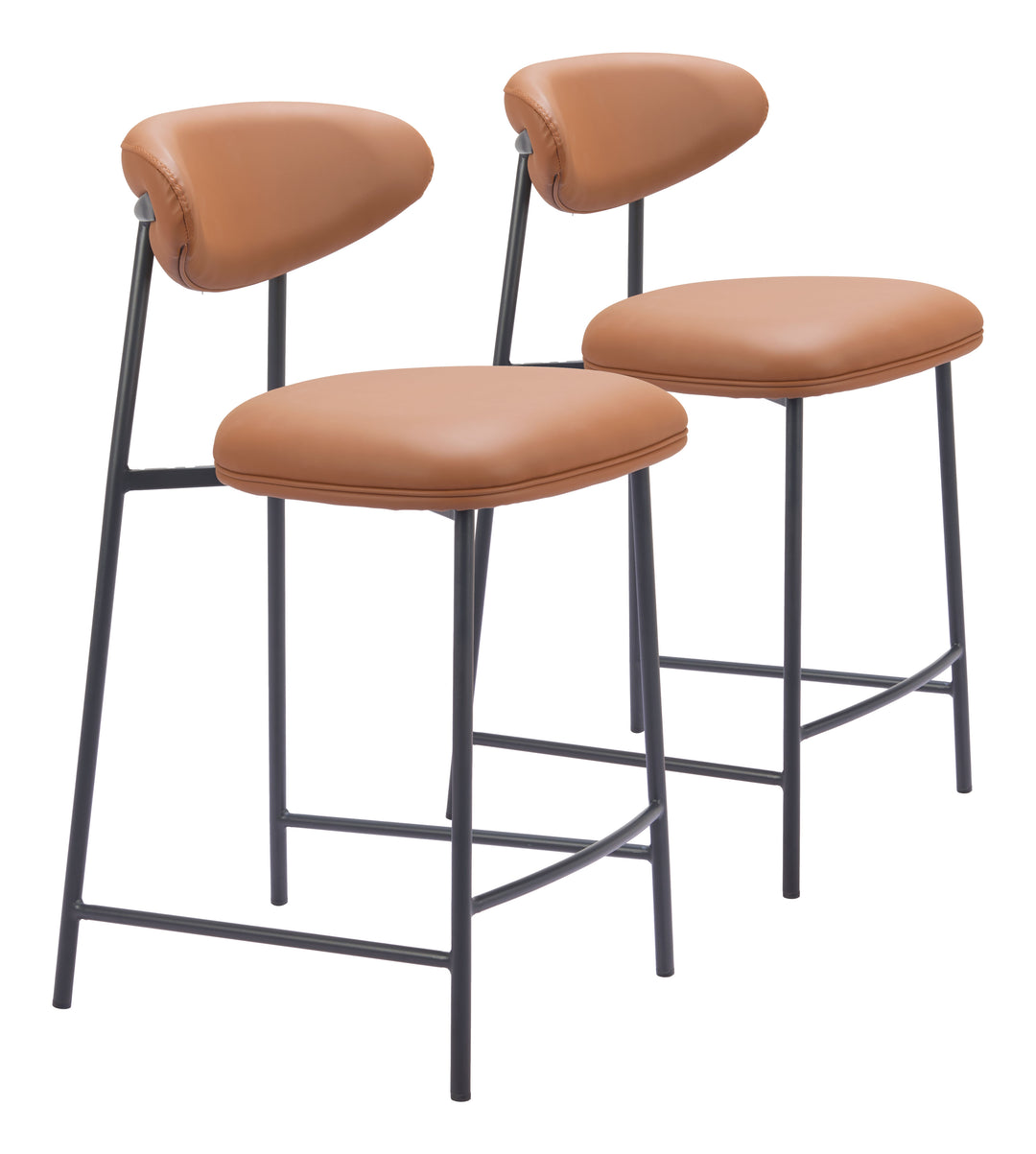 Zuo Rorun Counter Stool (Set of 2) Brown