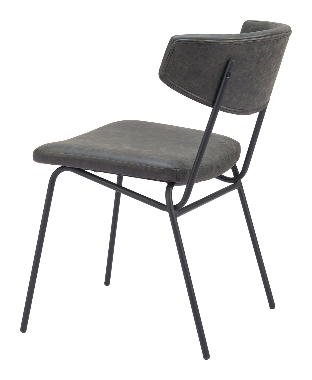 Zuo Charon Dining Chair (Set of 2) Vintage Black