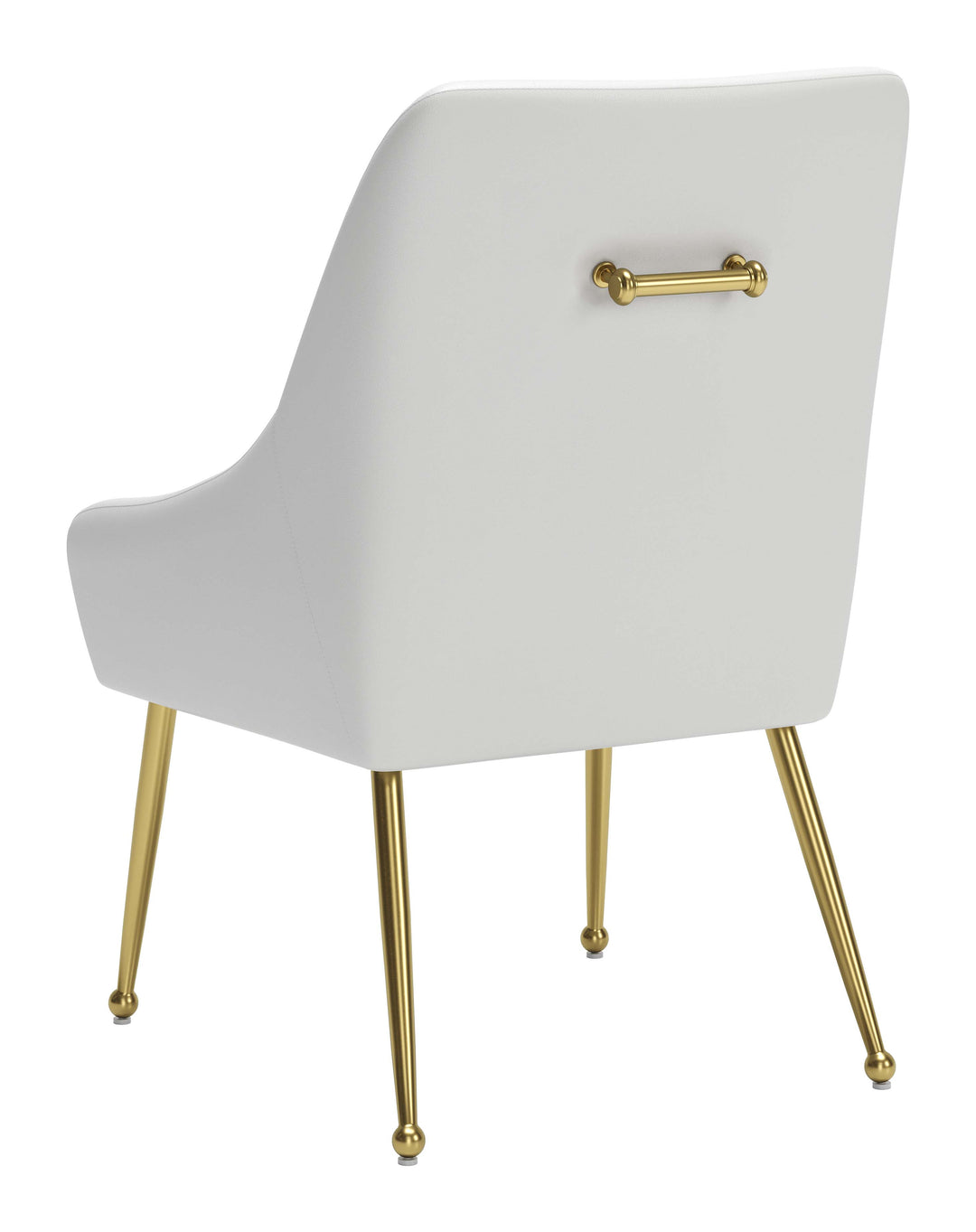 Zuo Maxine Dining Chair White & Gold