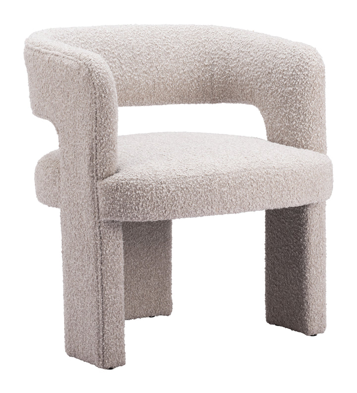 Zuo Java Accent Chair Sandy Beige