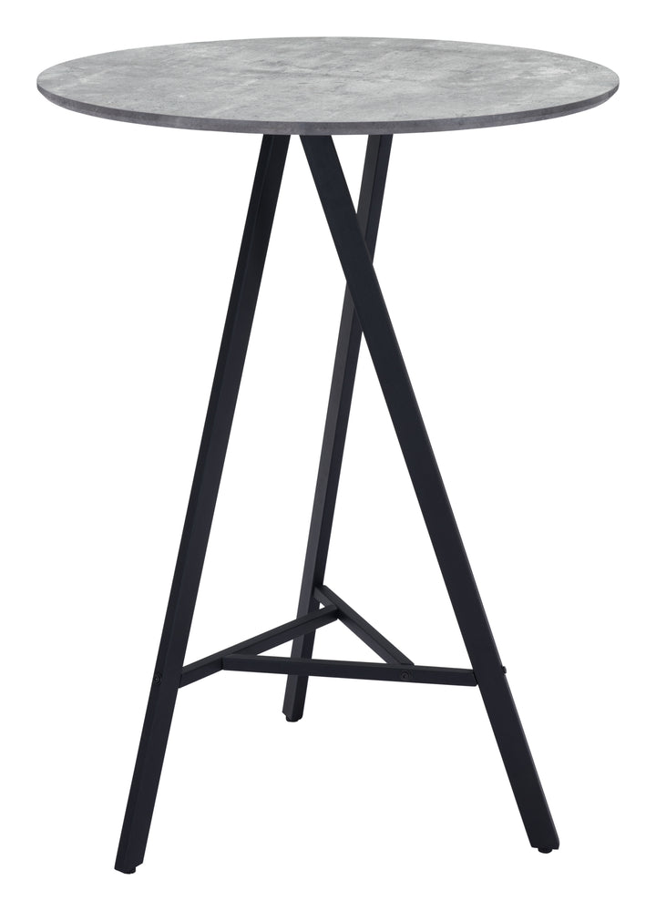 Zuo Metz Bar Table Gray